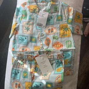 Tropical Kids Pajamas Set